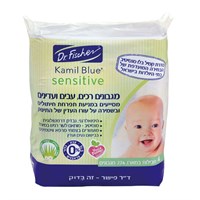 דר.פישר קמיל בלו סנסיטיב מגבונים לסיוע בטיפול ובמניעת תפרחת חיתולים YOUR-PHARM