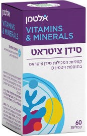 סידן ציטראט בתוספת ויטמין D