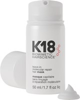 LEAVE-IN MOLECULAR REPAIR K18K מסכה ללא שטיפה לתיקון ושיקום מולקולרי של השיער 50 מ"ל YOUR-PHARM