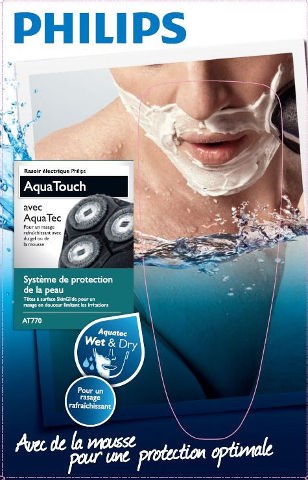 מכונת גילוח AQUA TOUCH AT770