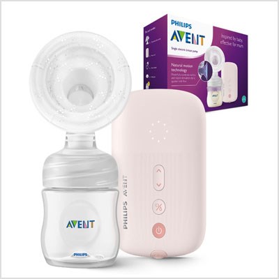 משאבת חלב חשמלית חד צדדית אוונט נטורל מושן Philips Avent