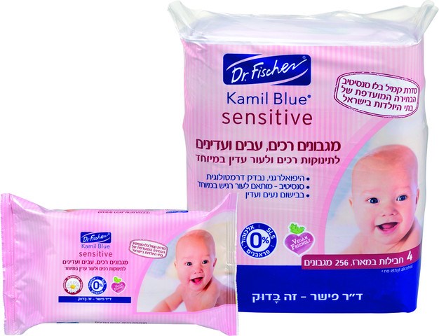 דר.פישר רביעיית מגבוני קמיל בלו סנסיטיב
