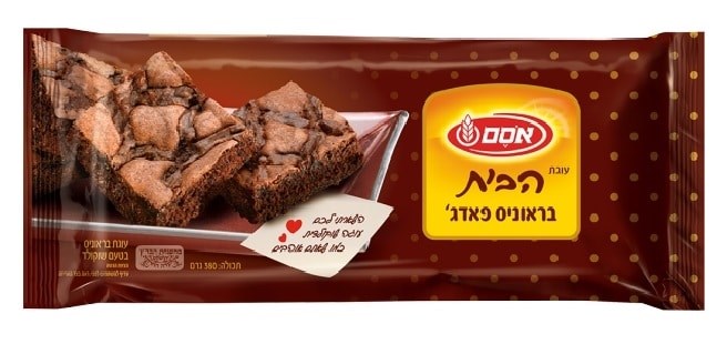 עוגת בראוניס פאדג' אסם